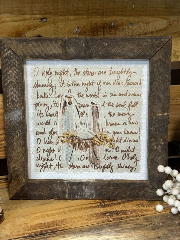 SCM 12x12 O Holy Night Nativity