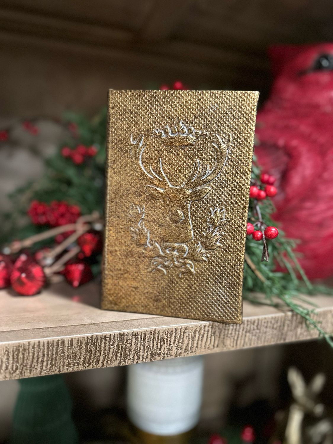 PBK Gold Deer Book 4.5x6.5x2