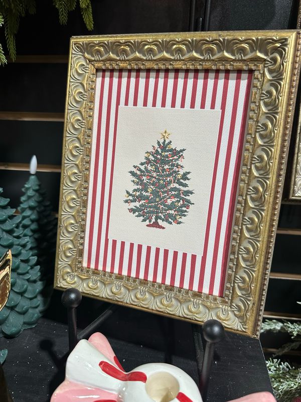 PLH 8x10  Peppermint Strip Tree Brass