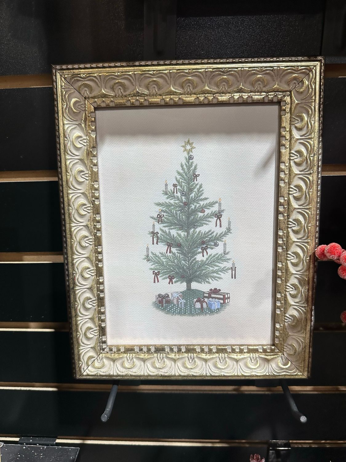 PLH 8x10 Vin Tree Bow Gold Frame