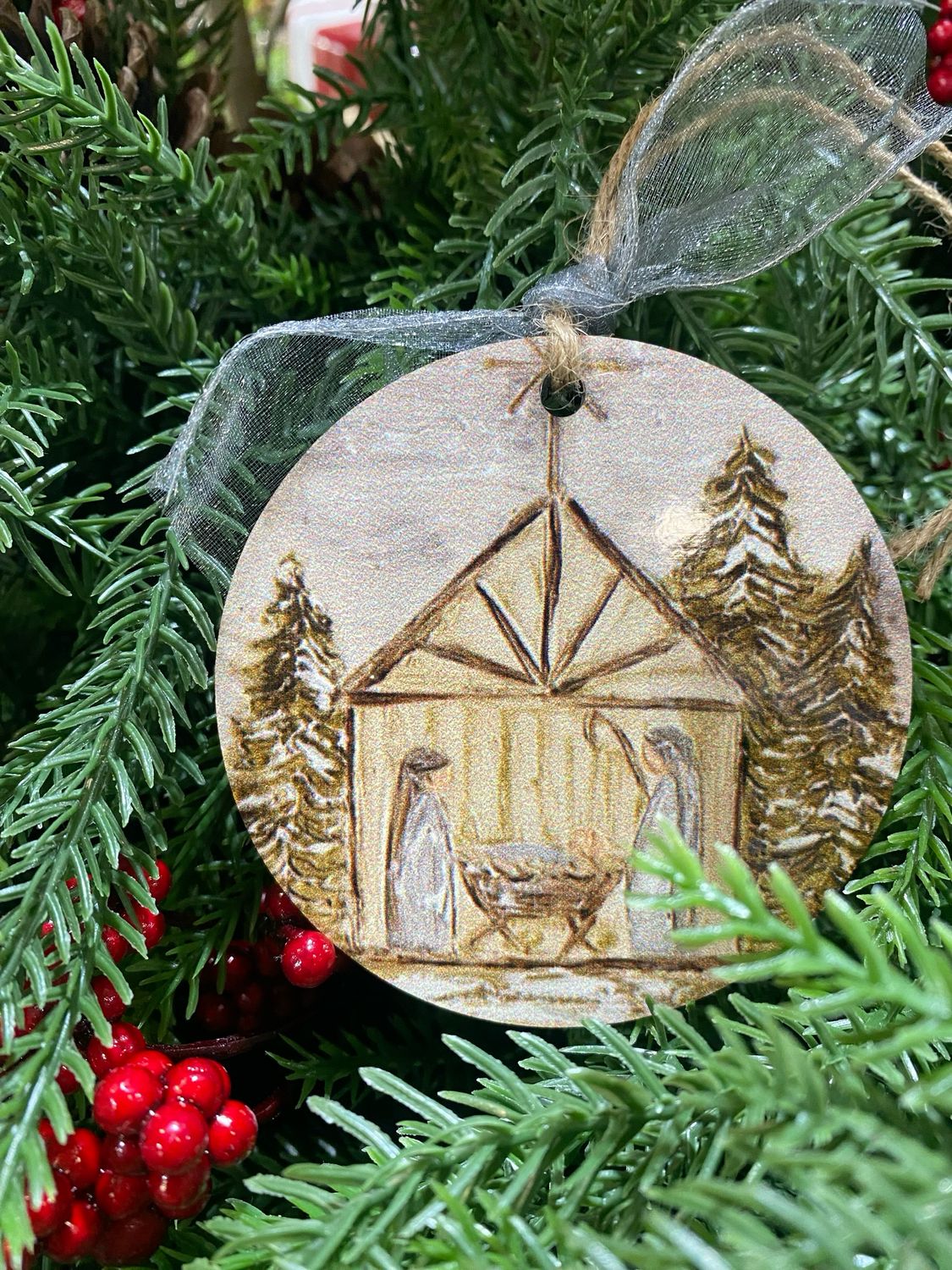 SCM Orn Nativity House