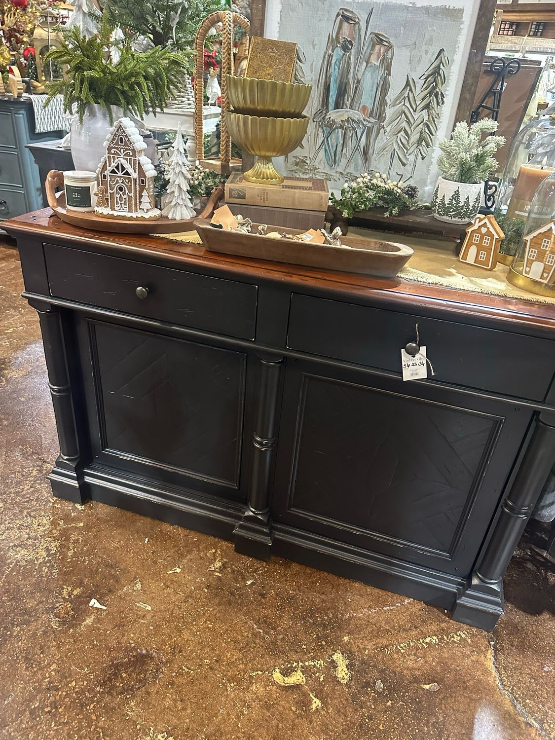 VV Caviar Sliding Door Buffet 56x23x36