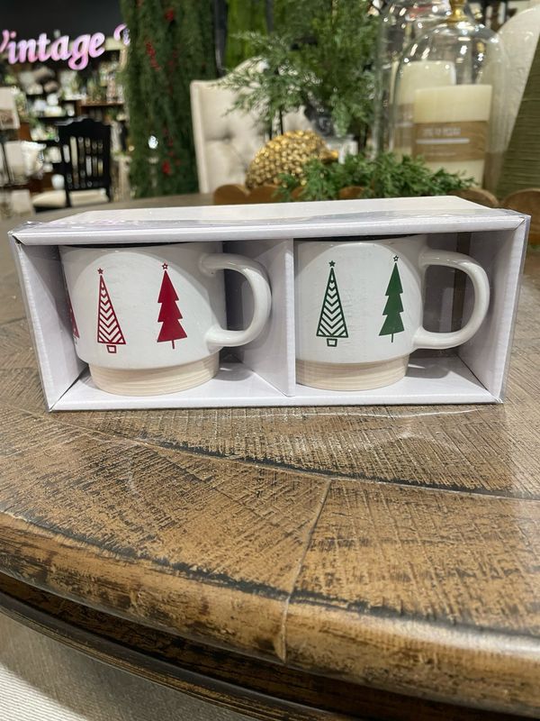 DWL Stackable Xmas Mug Set