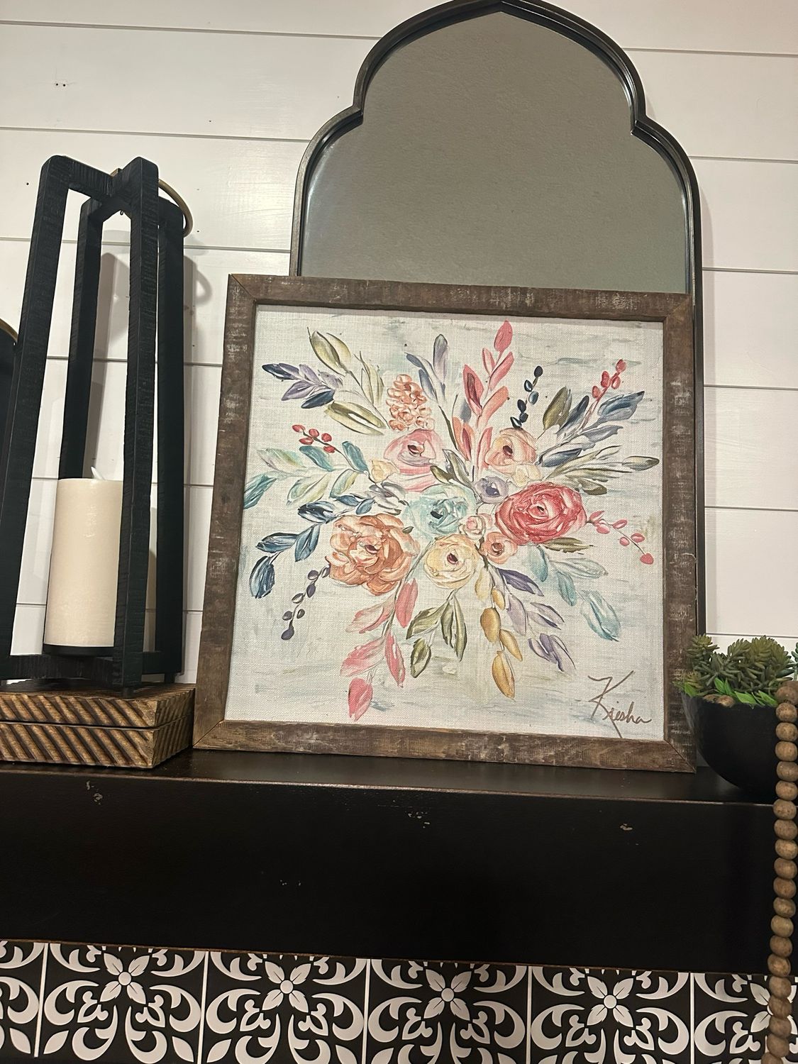 SCM 18x18 Colorful Bouquet