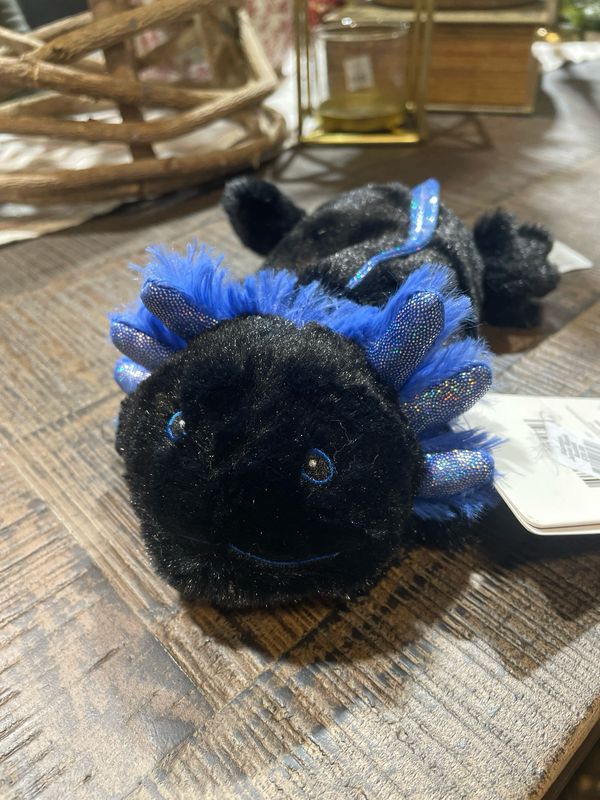 Warmies Junior Black Axolotl