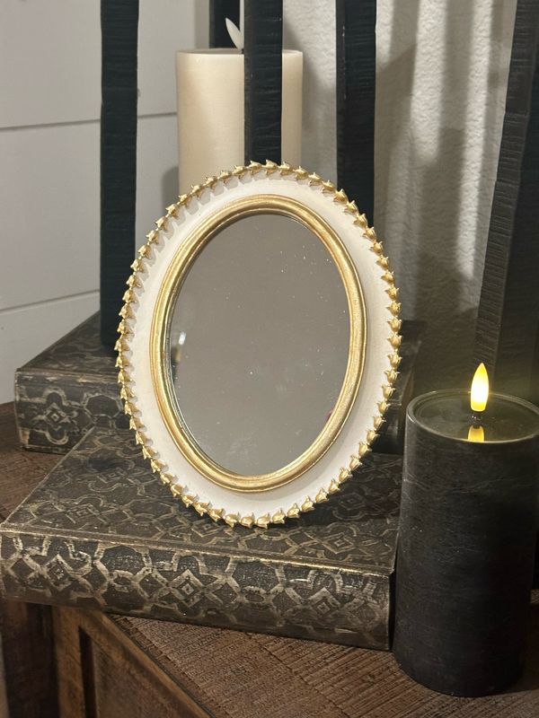 PLH 9x7 Cream Gold Mirror