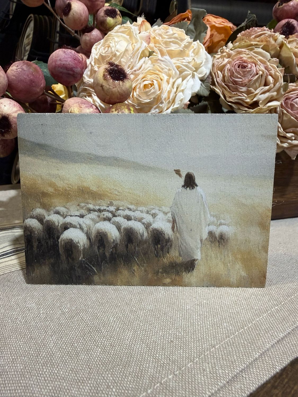 Red Block Jesus Sheep 3.5x5