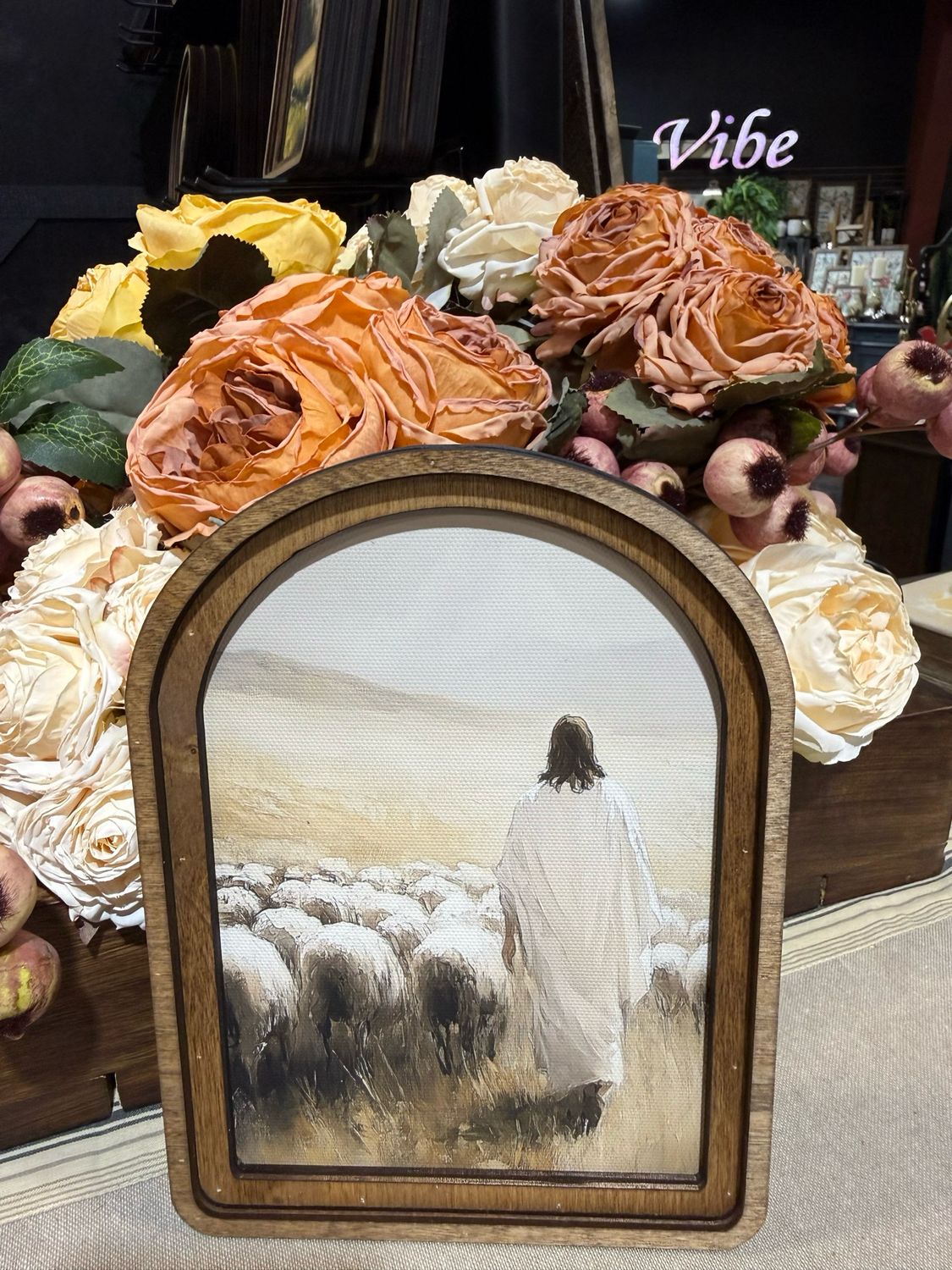 Red Arch Jesus Sheep 8x6