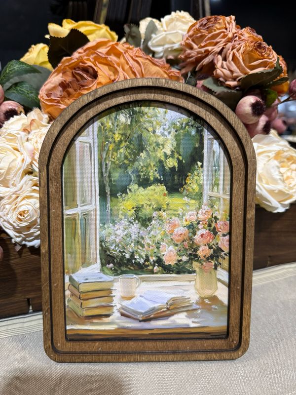 Red Arch Spring Window 8x6