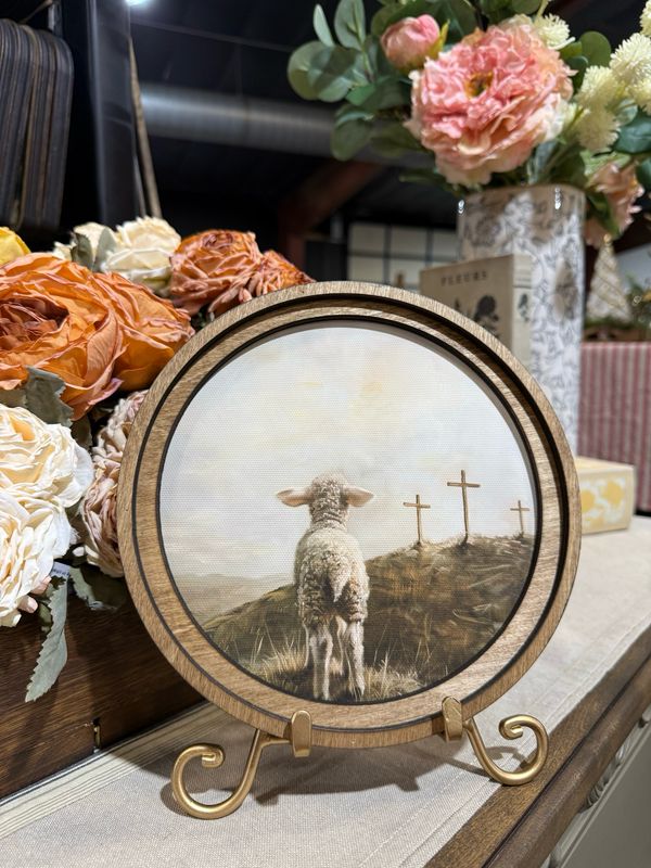 Red 8" R 3 Crosses Lamb