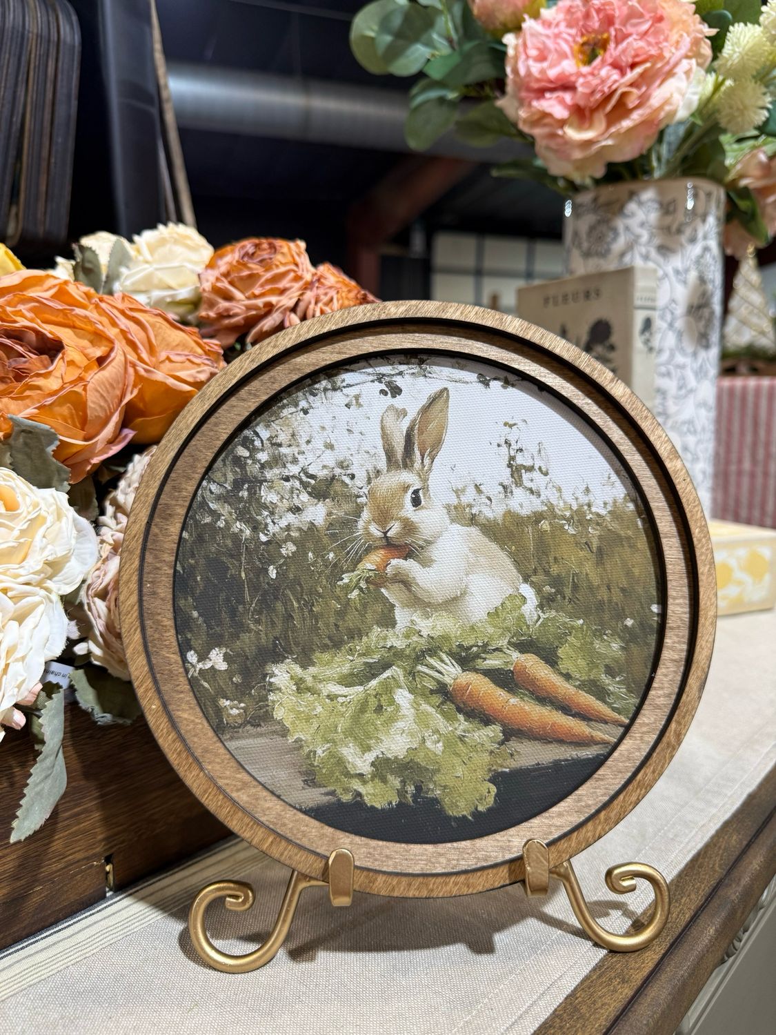 Red 8" R Bunny With Carrots