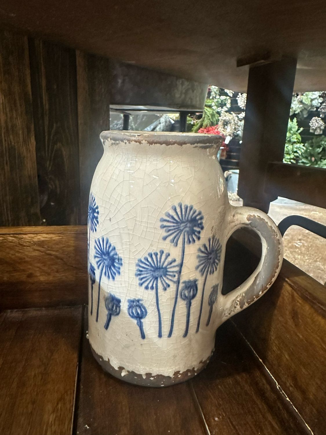 Aud Dandelion w/handle Pottery 5.5"