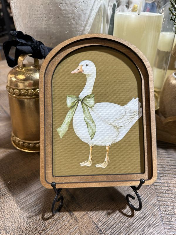 Red Arch Olive Spring Goose 8x6
