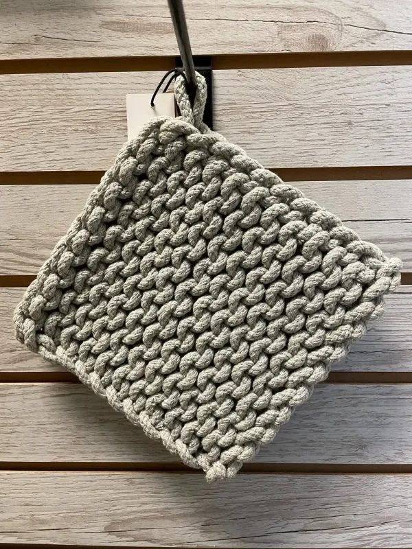 Cco Light Gray Sq Pot Holder