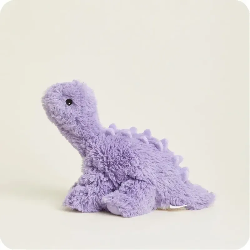 Warmies Purple Long Neck Dino