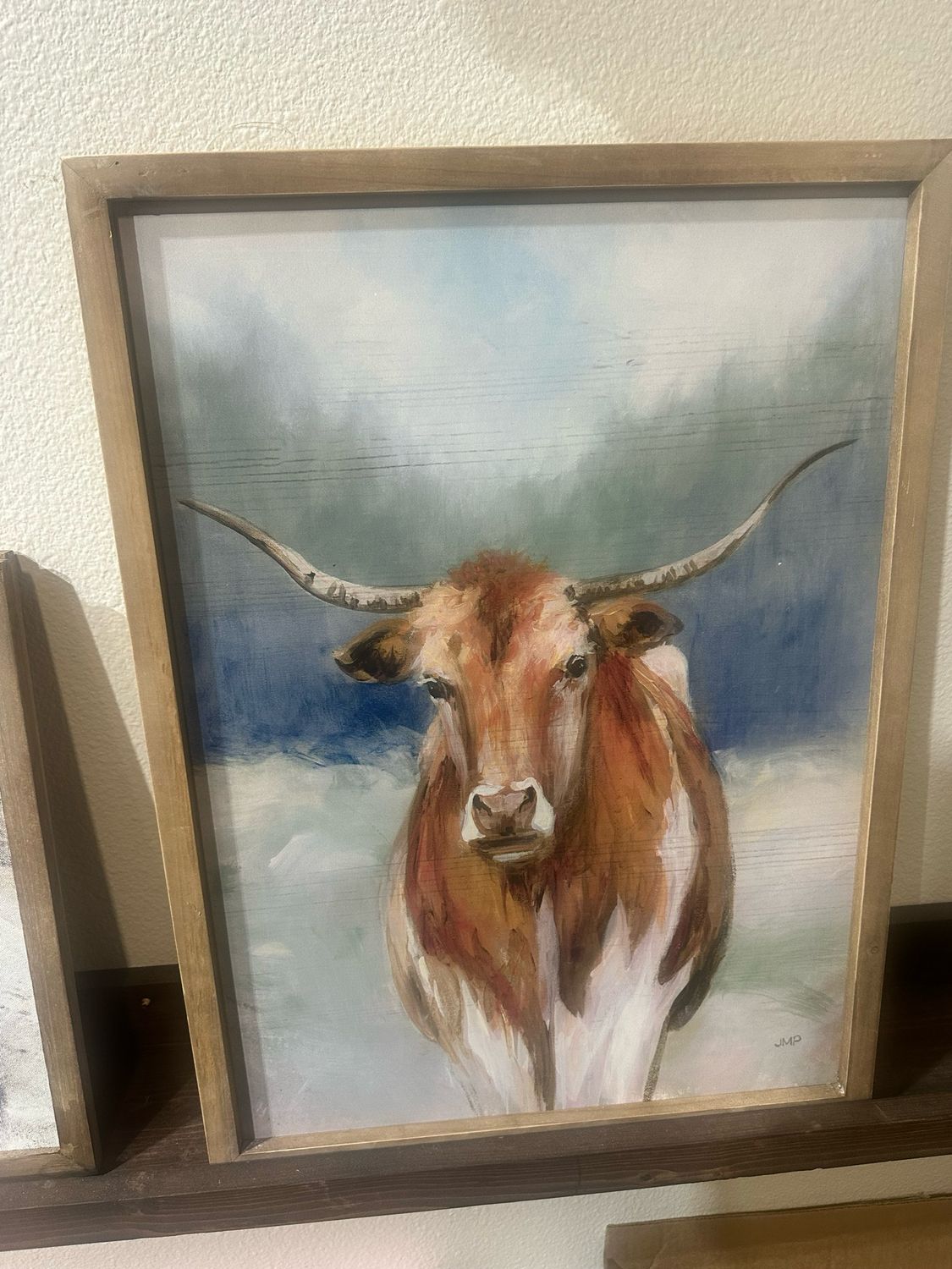 CTW Longhorn Wall Art 24.2x17.75