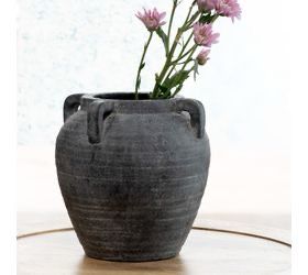 PDG 8.5" Charcoal 4 Han Vase