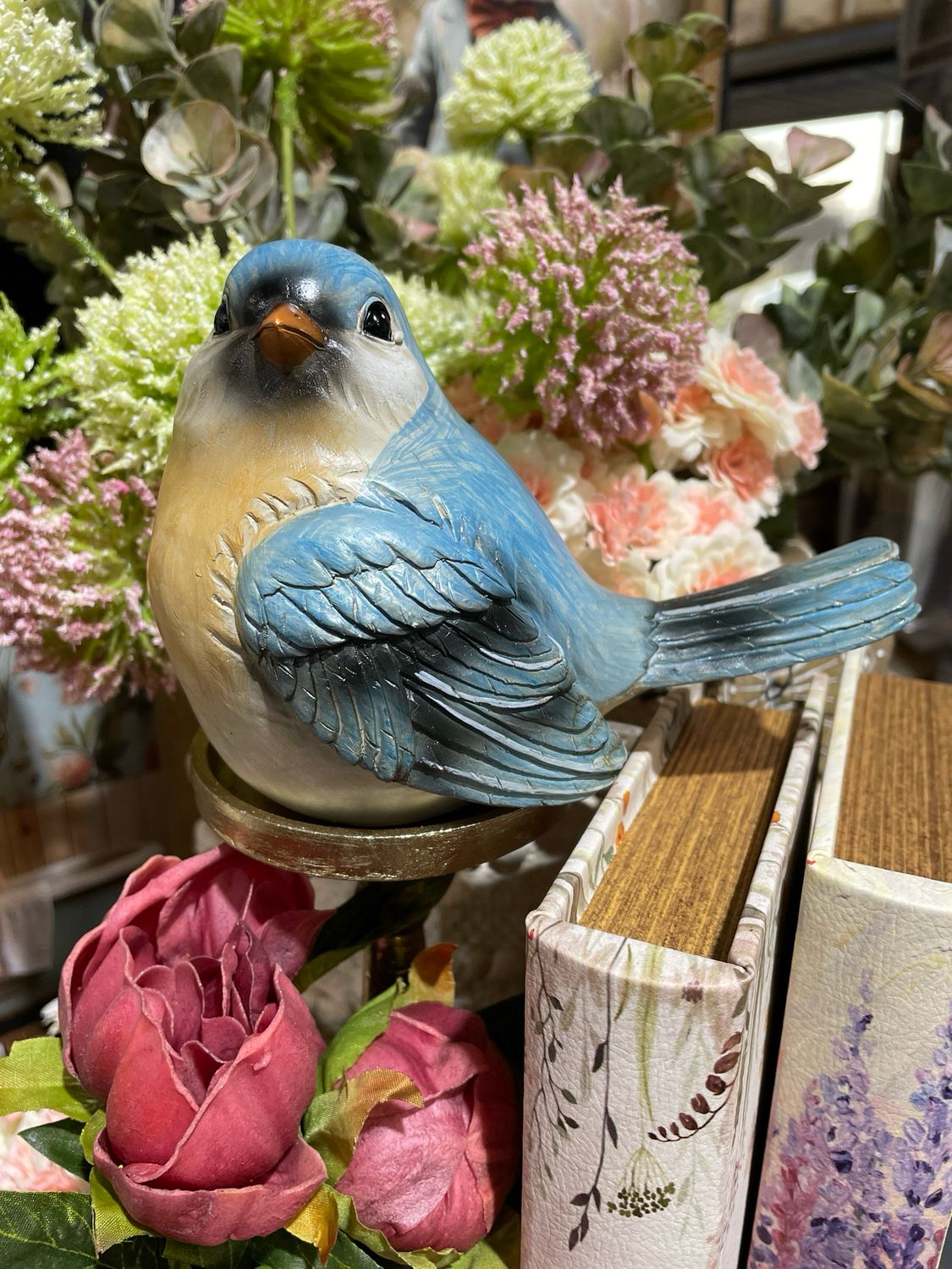 HH Tail Right Lg Azure Feathers Bird 4.5x6