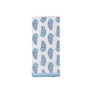 MP Blooms Blue Block Towel