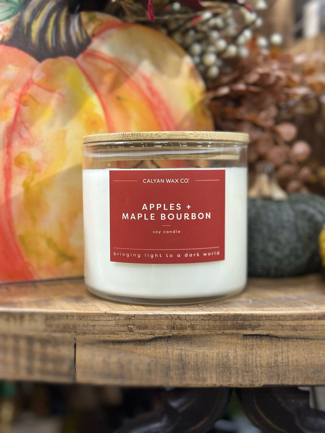 Calyan Apples + Maple Boubon 3 Wick