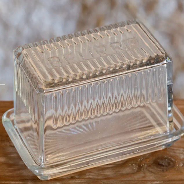 PVH Butter Dish Vintage Style French