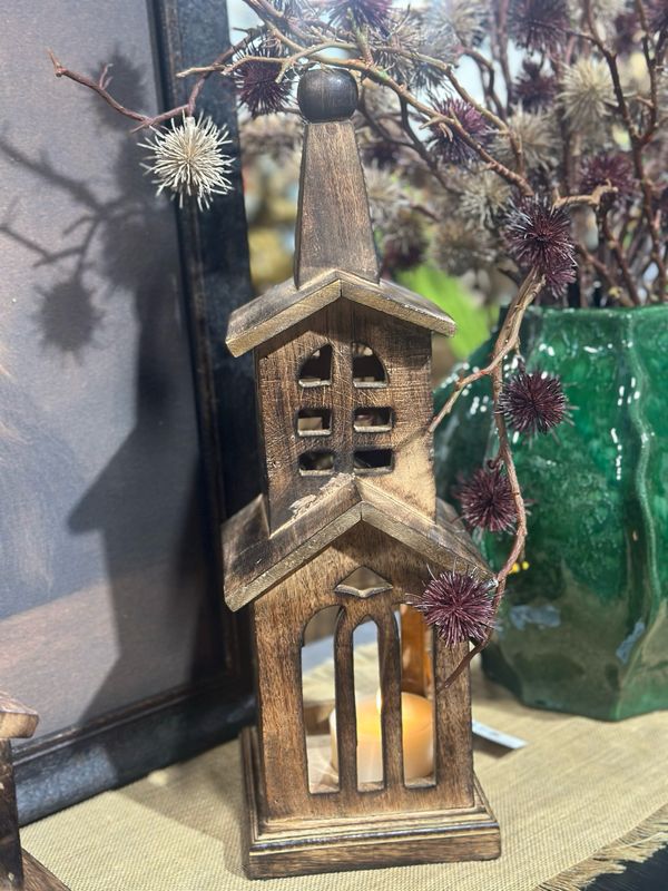 WTC Lg Dark Mango Church 19x6x6