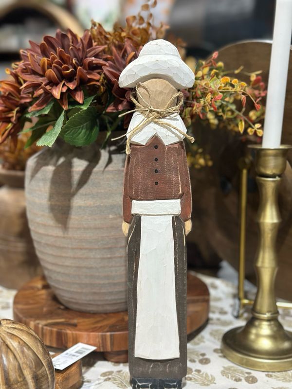 MP Female Wood Pilgrim Sitter 16"