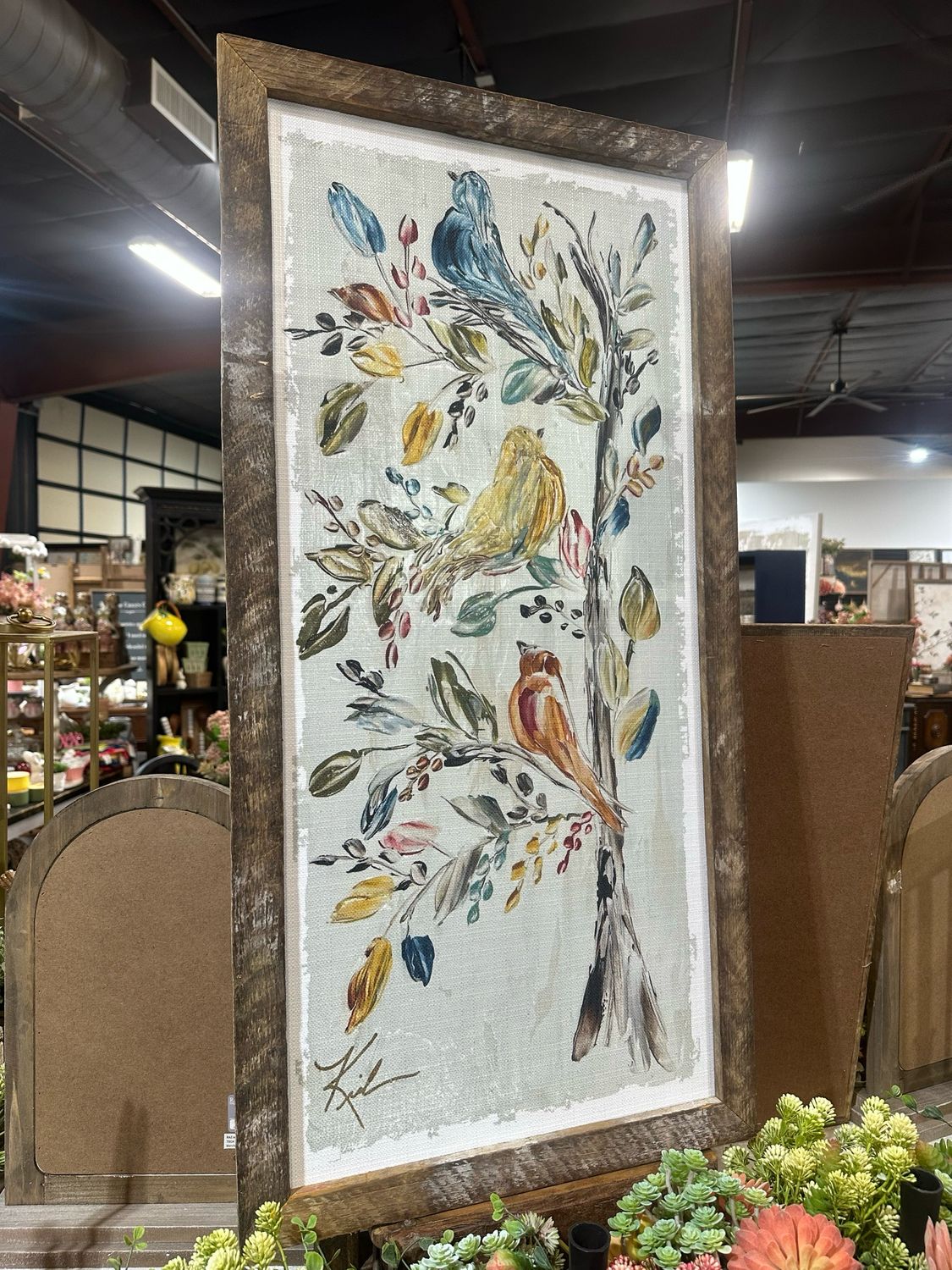 SCM 18x36 Birds In Tree