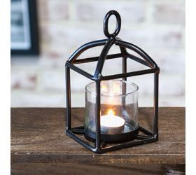 PDG 6.7" BLACK IRON LANTERN