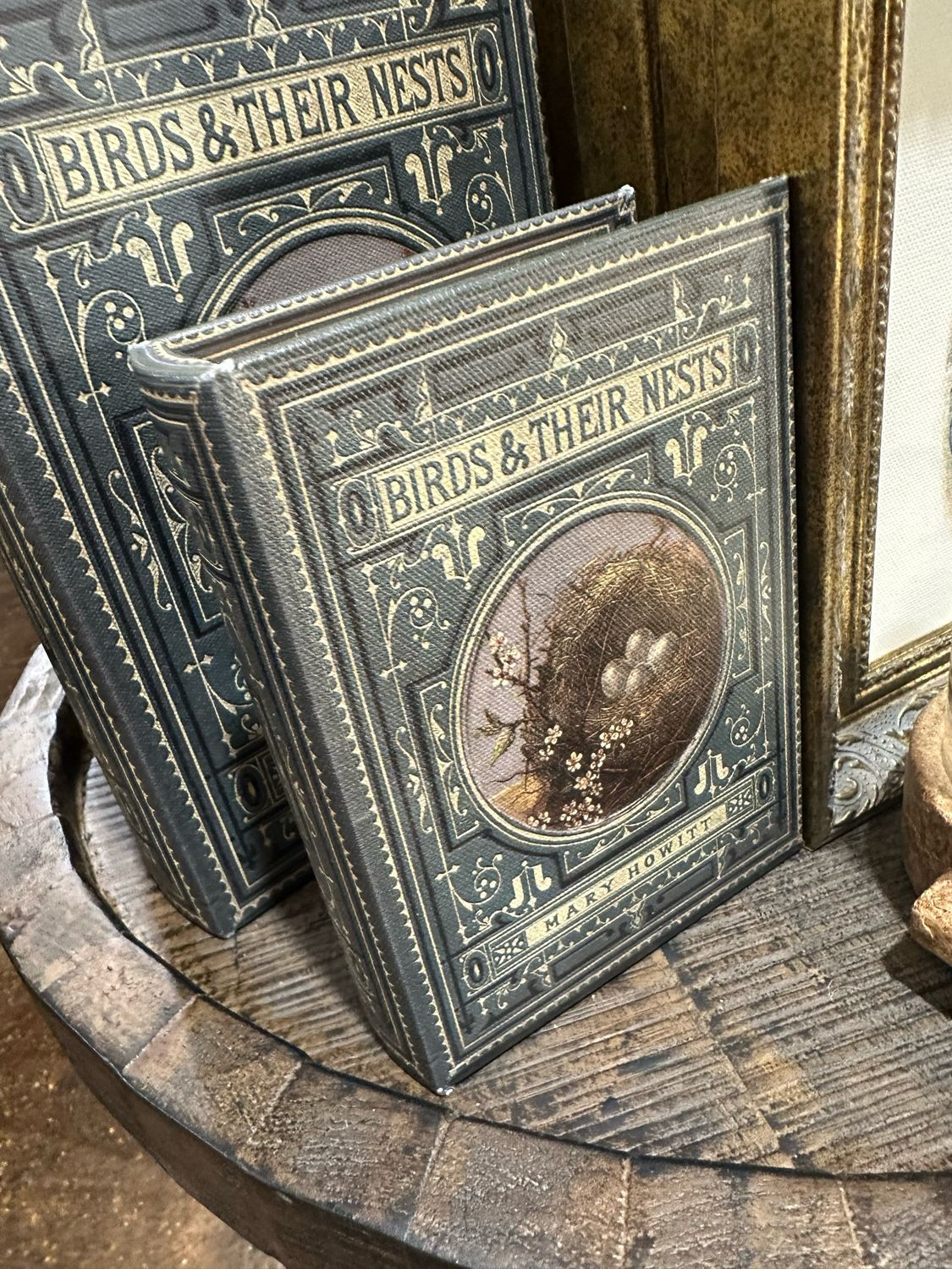 Aud Sm Bird Nest Book Box 6.5x4.5x2