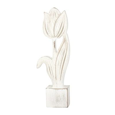 WTC Md Wooden Tulip On Block 8"