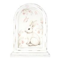 WTC Round Top Bunny Frame Stand 12.5x9.5