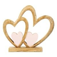 WTC Heart Duo On Stand 9.5x10.5