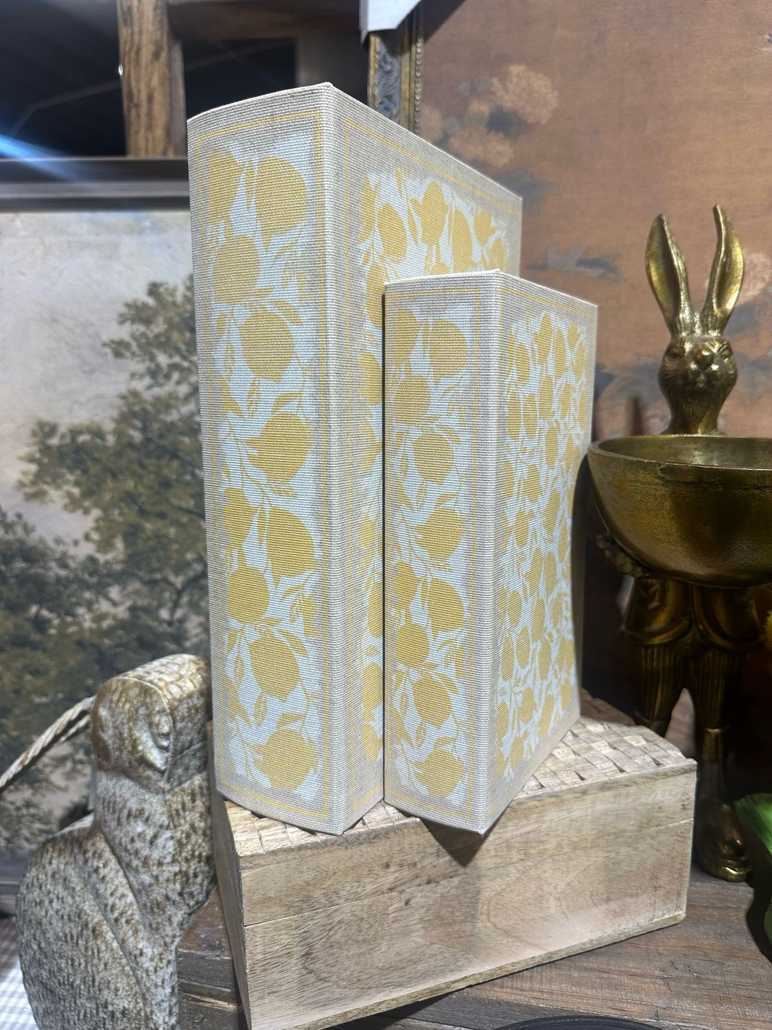 AB Lg Lemon Book Box 10.75x7x2.75