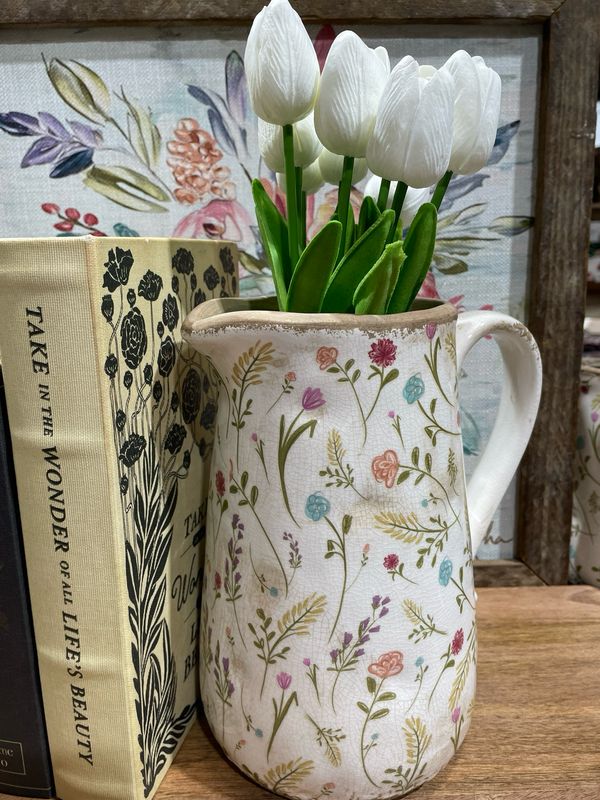 Reg White 13" Eva Dutch Tulip Bundle x9
