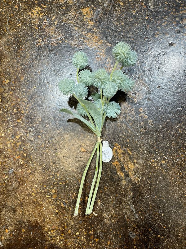 Reg 14.5" Lt Blue Flocked Thistle Bundle