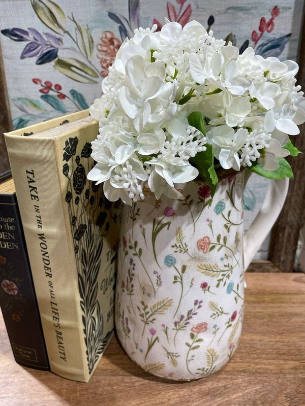 Reg 13" White Mini Spring Hydrangea Bush