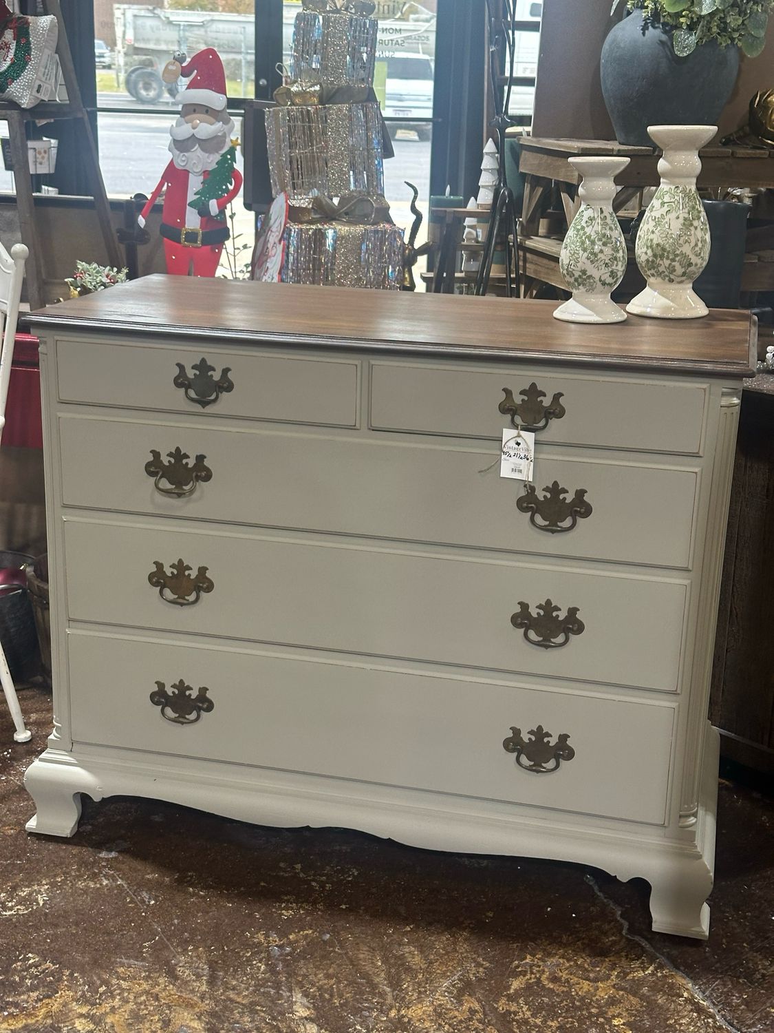 VV Dried Sage Sm Dresser 45.5x21.5x36.5