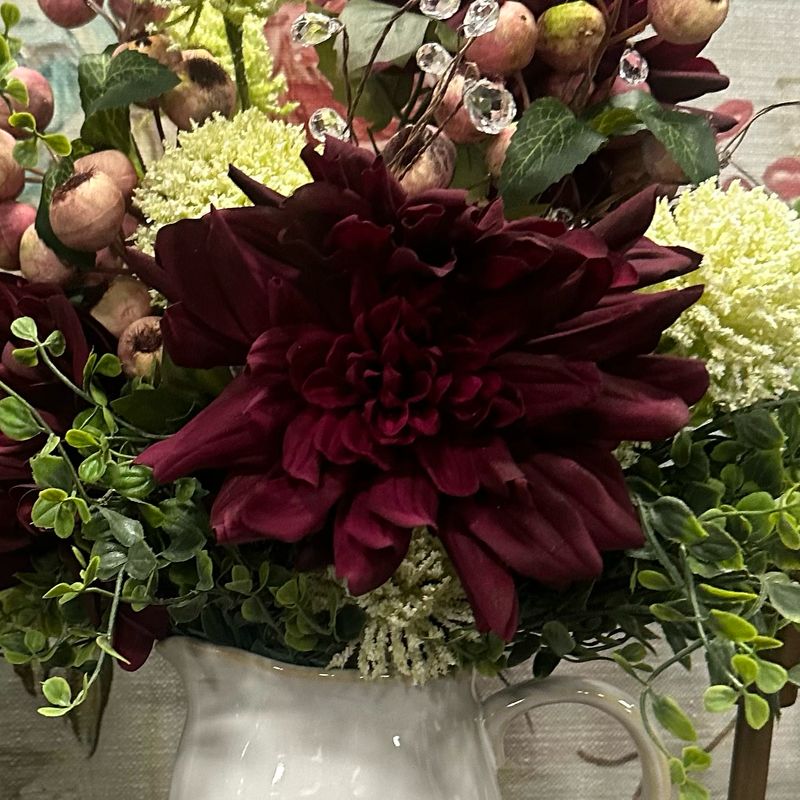 PVH 24" Merlot Fresh Touch Dahlia Stem