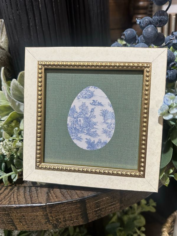 PLH 8x8 Blue Toile Egg