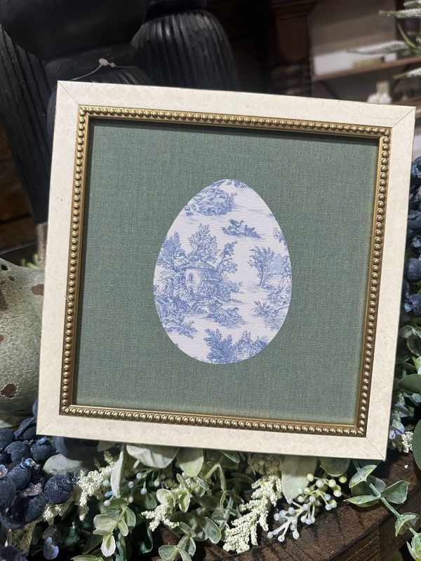 PLH 5x5 Blue Toile Egg