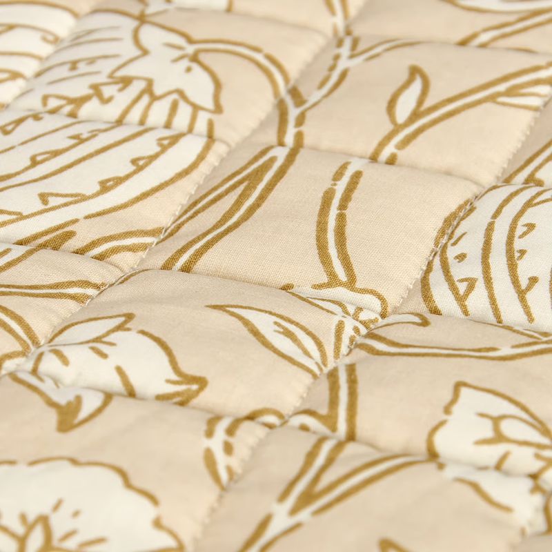 Pbk Tan Floral Runner 55x15.5