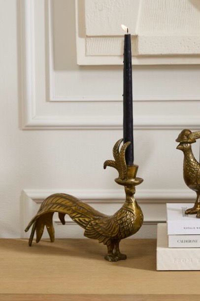 ACC Pheasant Candlestick Emerson 13x4.75x10