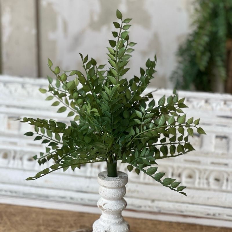 Lan 15" Wood Thrush Leaves Bush