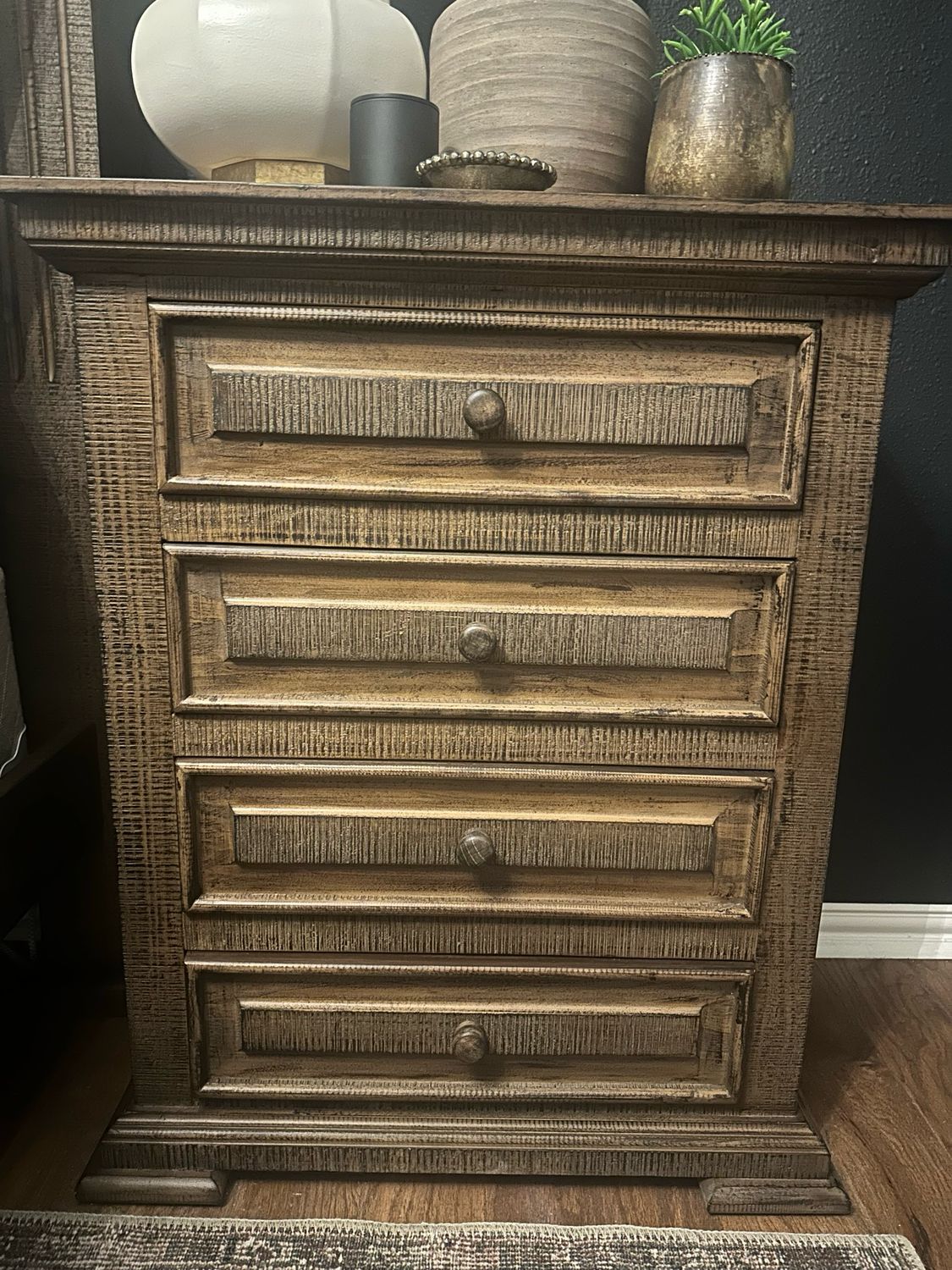 SHP Charlotte Nightstand Honeywood 37hx30wX18d