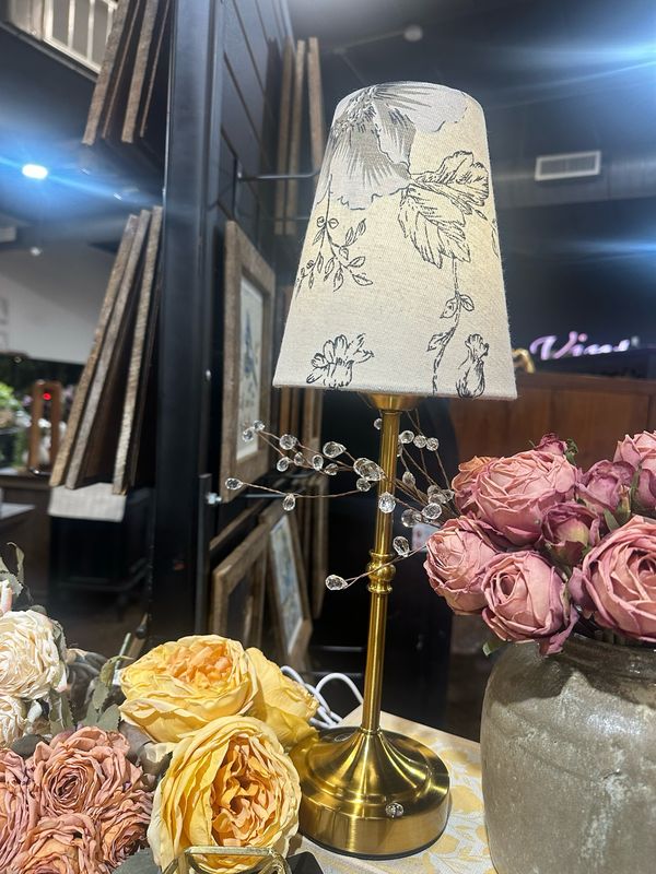 PDG 17" Led Floral Lampshade