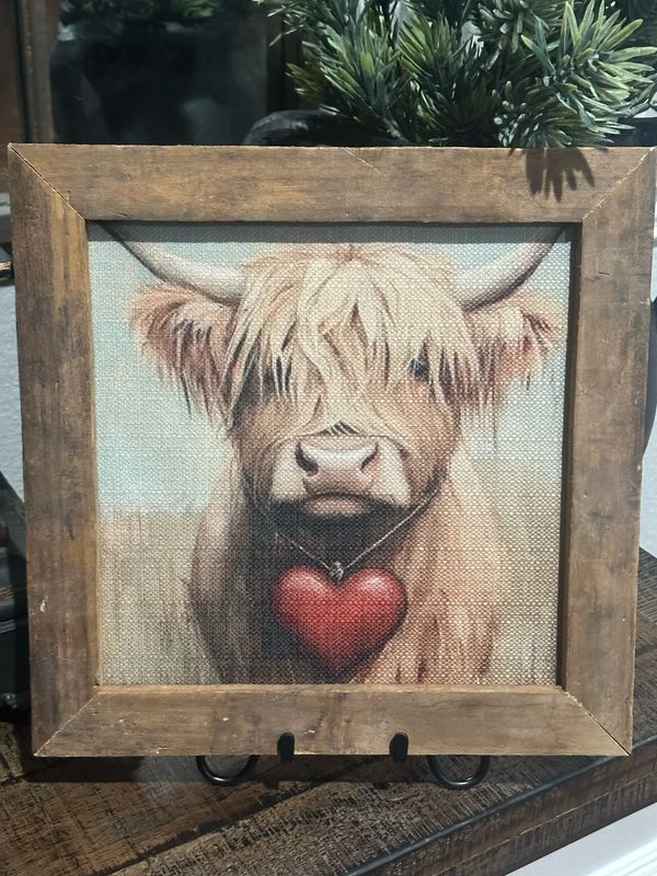 SCM 12x12 Highland red heart