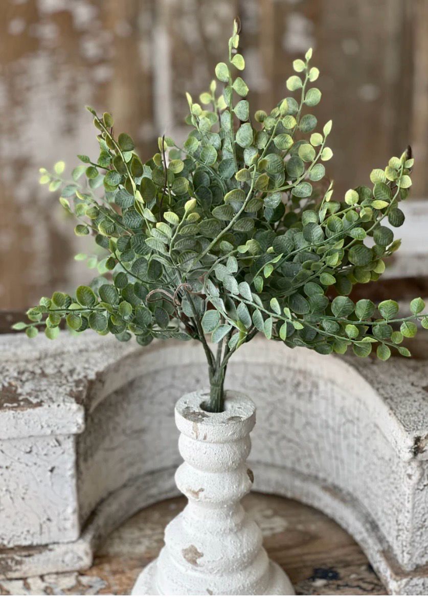 Lan T Tone Green 13.5" Cherub Vine Bush