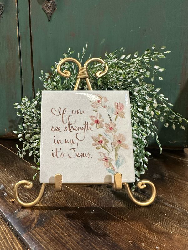 SCM 4x4 Coaster If You See Strength