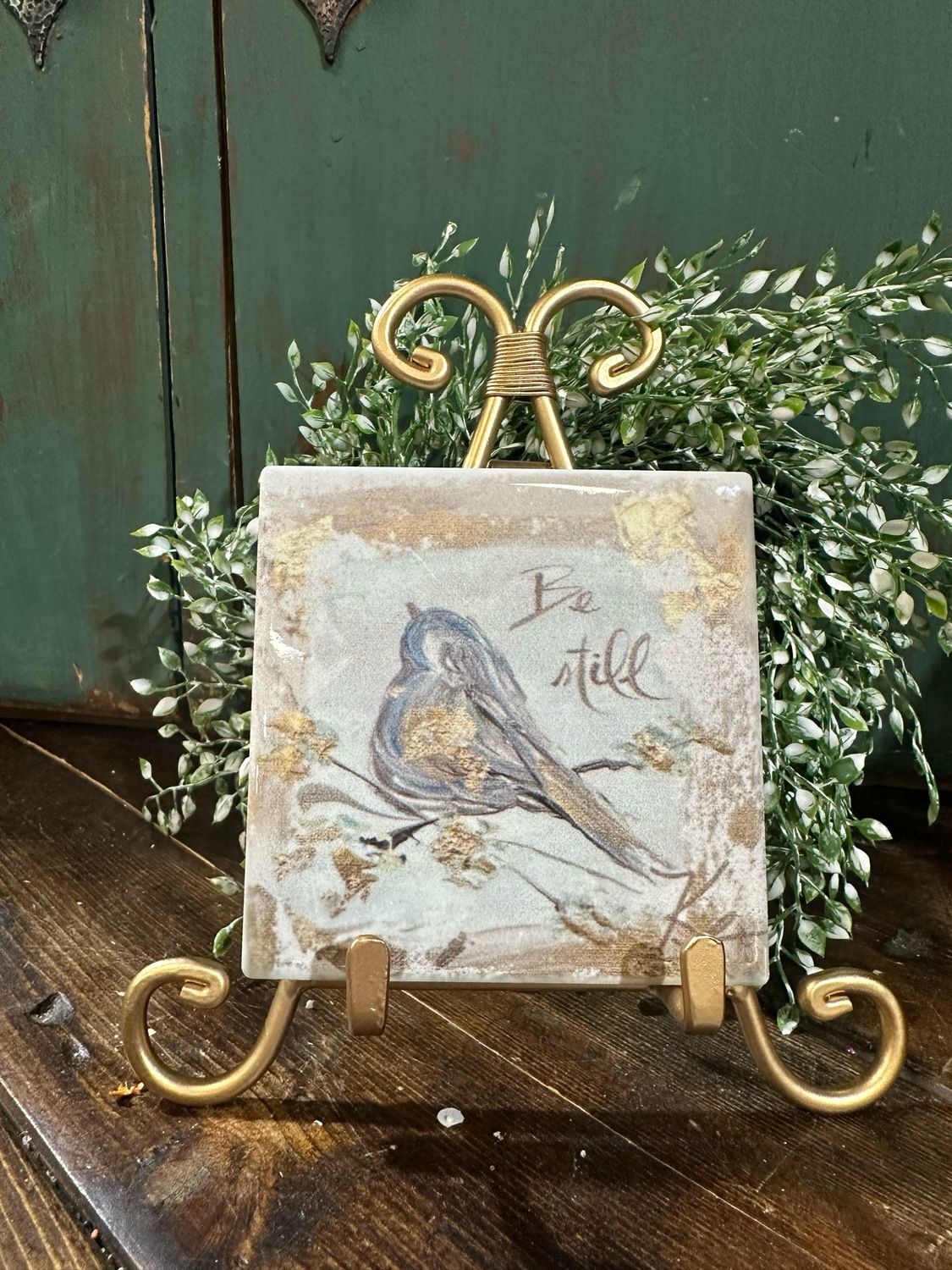 SCM 4x4 Coaster Be Still Gold